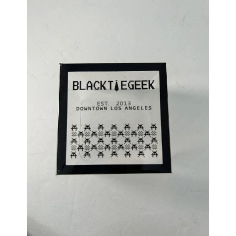 Space Invaders Video Game Atari BlackTieGeek Skinny Dress Tie office Nerds